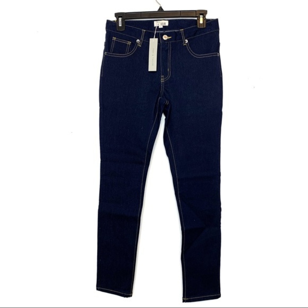 NWT Trim & Tailor Skinny Stretch Jeans Dark Wash